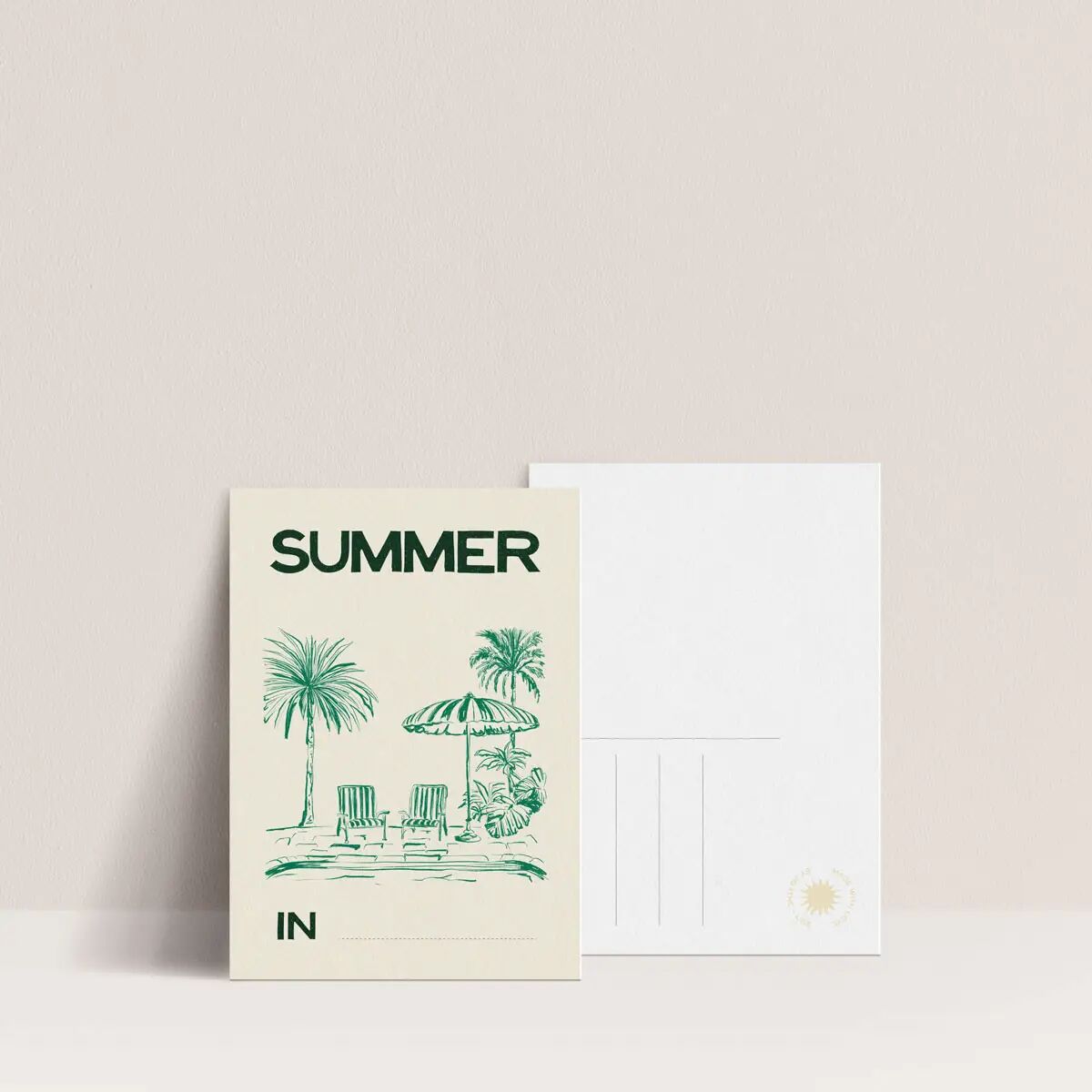 Postcard Agathe + Lise - Summer in