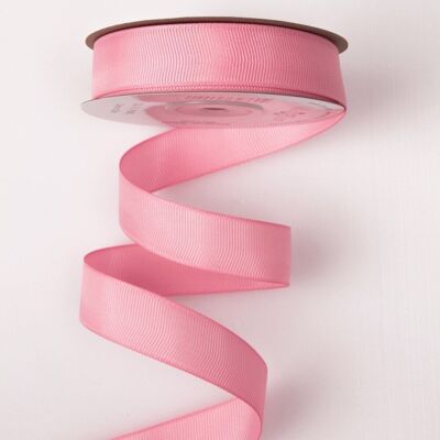 Grosgrain ribbon 20mm x 20m - Pink