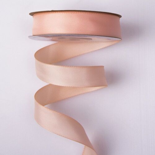 Grosgrain ribbon 20mm x 20m - Peach