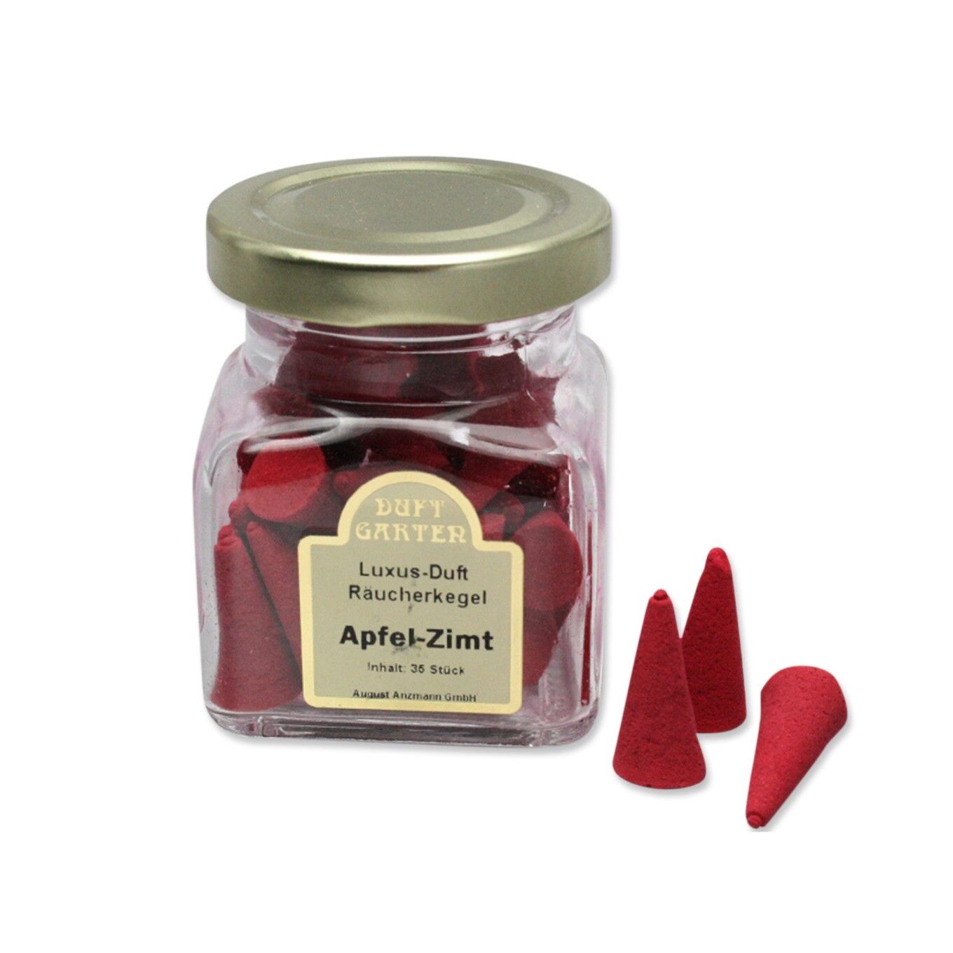 Apple-cinnamon incense cones