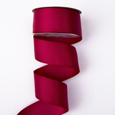 Grosgrain ribbon 38mm x 20m - Wine red