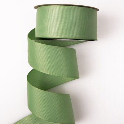 Grosgrain ribbon 38mm x 20m - Light green