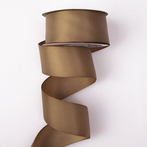 Grosgrain ribbon 38mm x 20m - Light brown