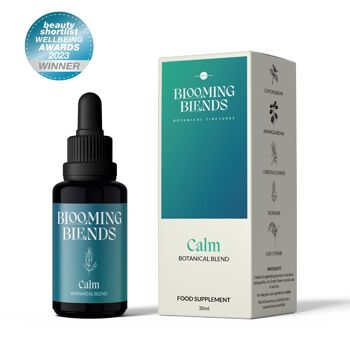 CALM Blend - Teinture à base de plantes sans alcool de 30 ml pour favoriser la paix et le calme 1