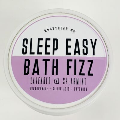 Fizz de baño botánico | Duerme tranquilo | Menta verde y lavanda
