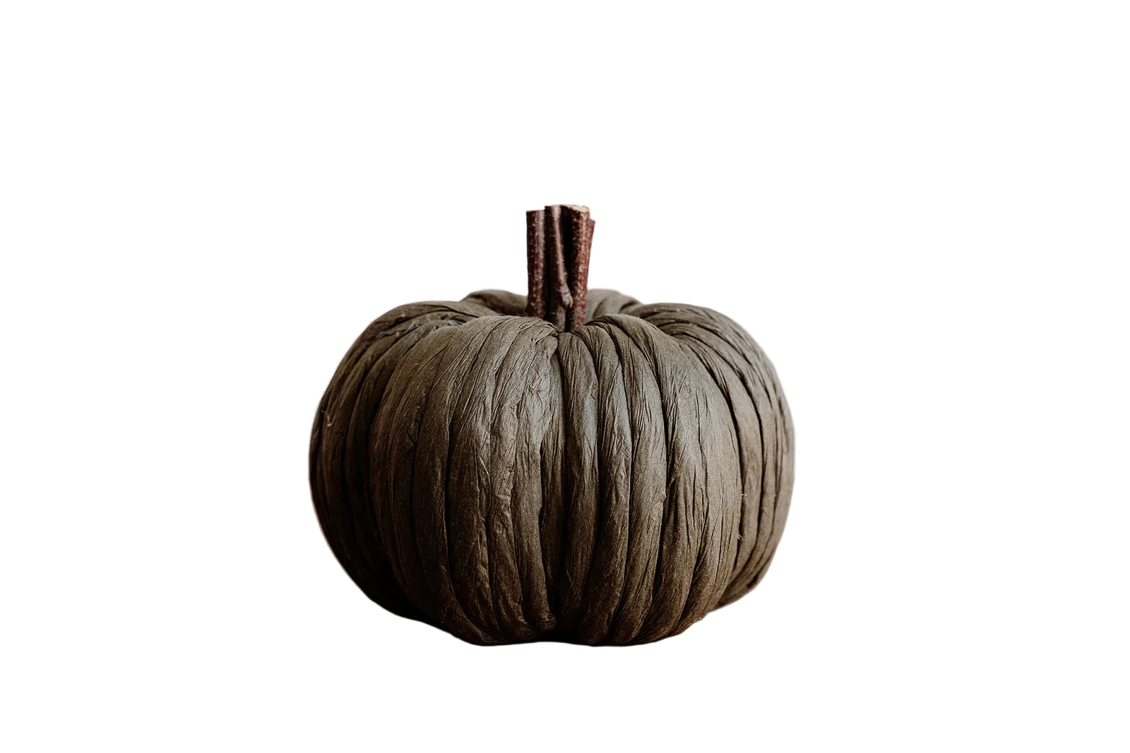 Small Charcoal Paper Pumpkin