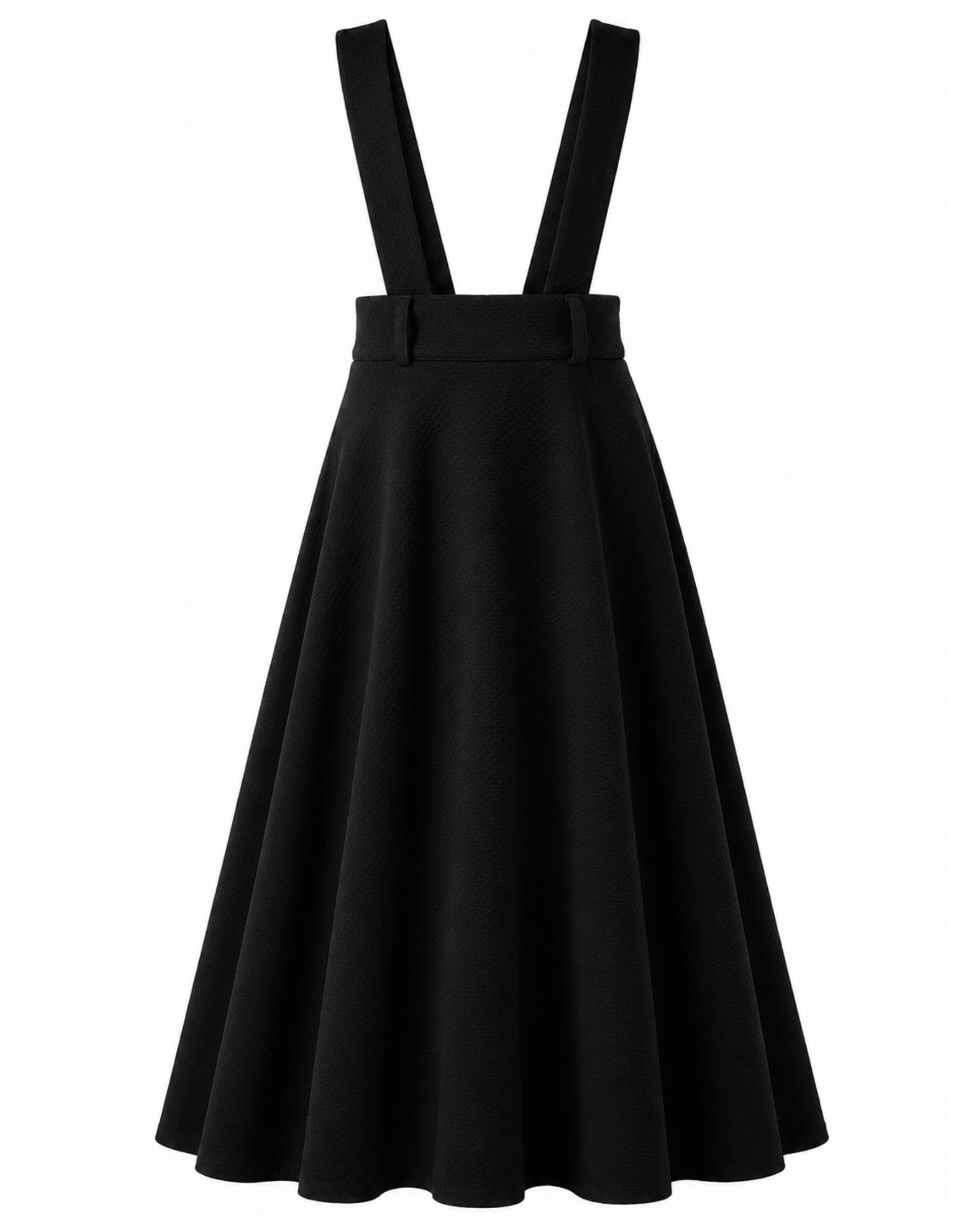Jupe Académia texturée Noire