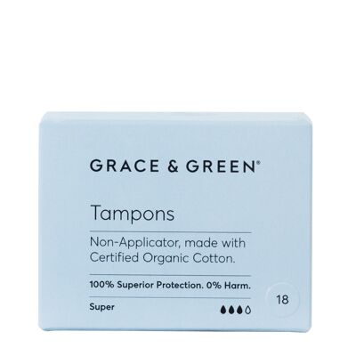 Non-Applicator tampons - Super