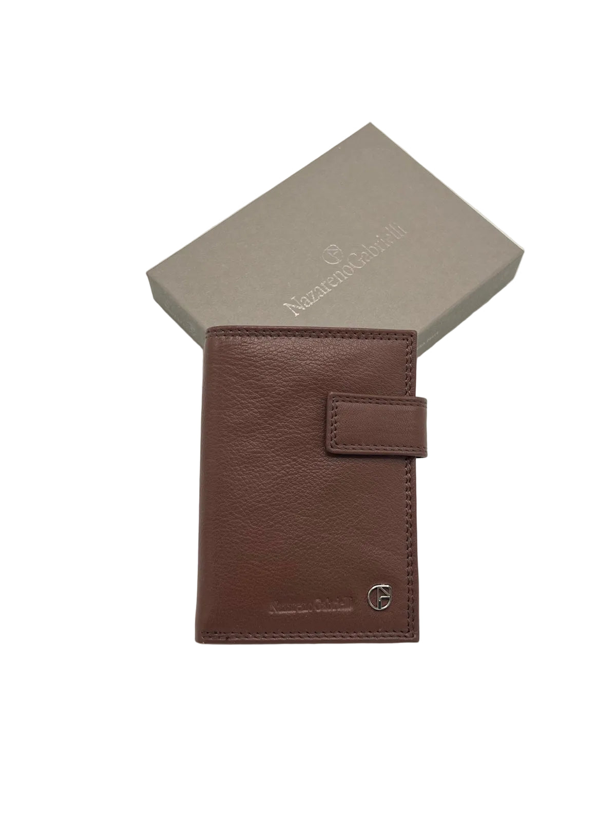 Genuine Leather Men's Wallet with Zipper Coin Pocket, Bifold Card Holder with Snap Closure, Art. PDK391-110