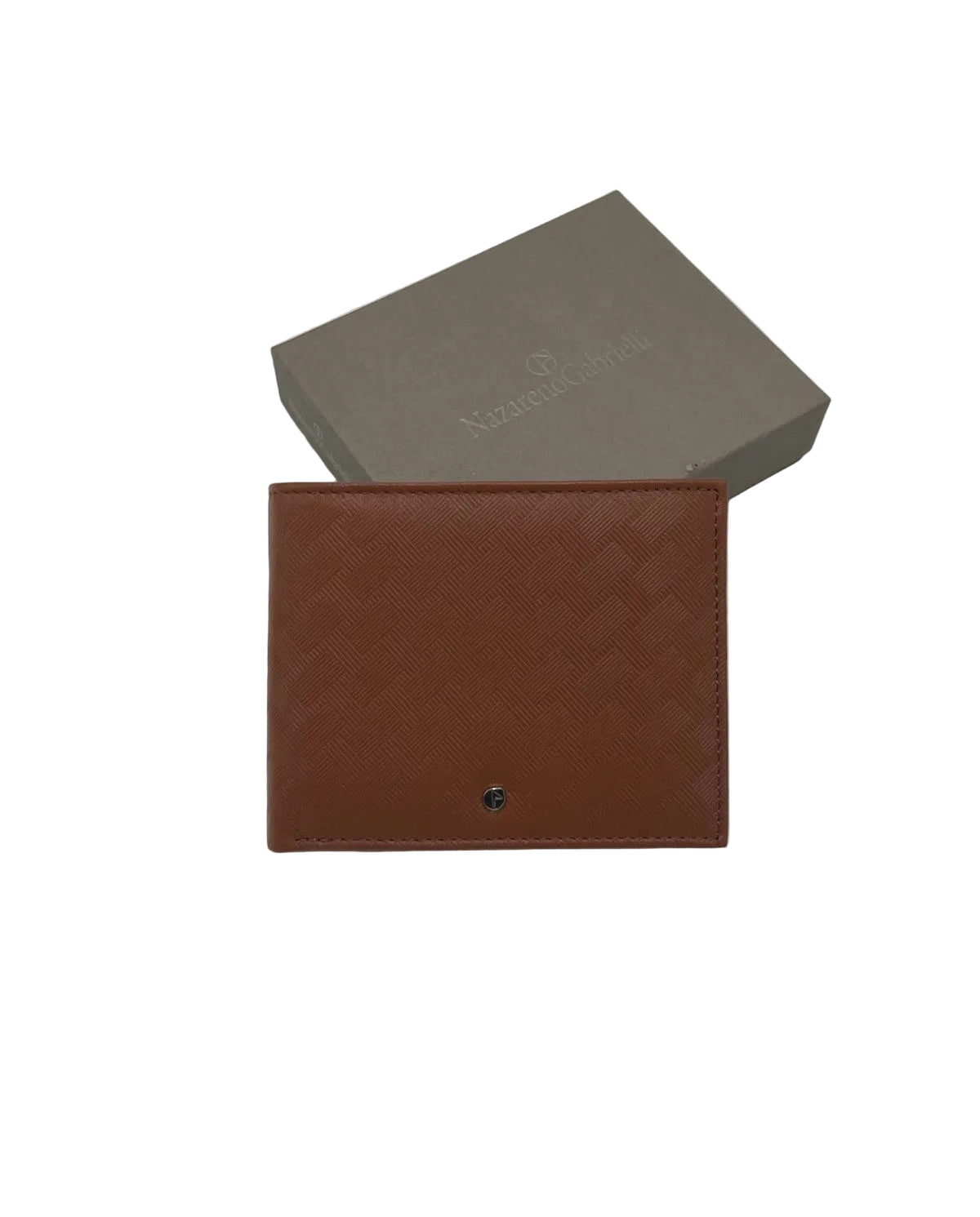 Men's Genuine Leather Embossed Bifold Wallet with Flip-Up ID Window, Coin Pocket, Art. PDK547-1