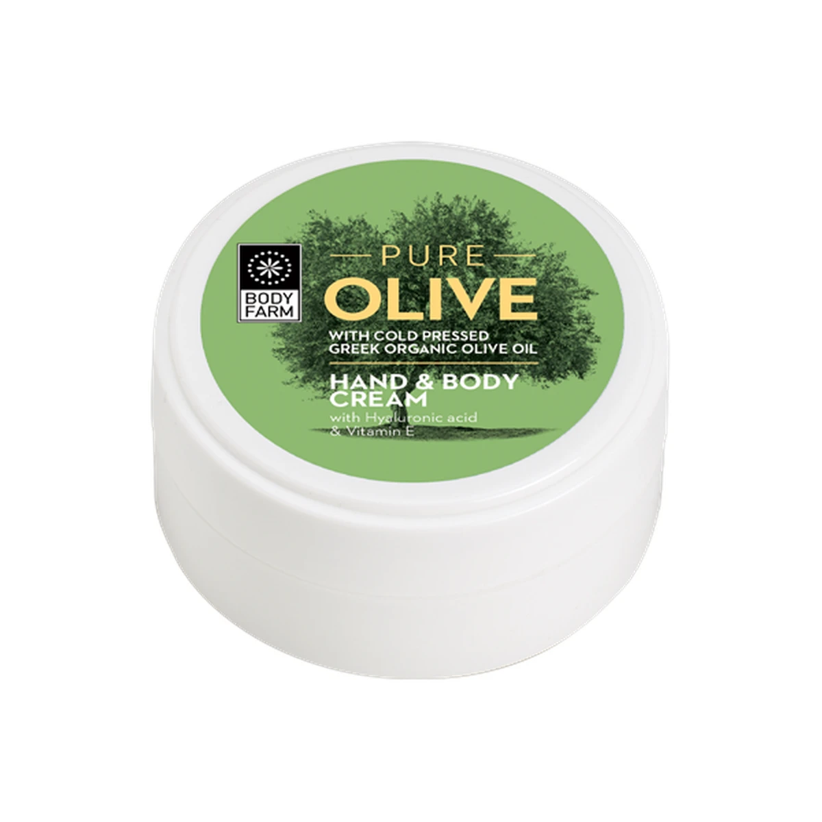 Hand en bodycreme Pure olive - 50 ml - reisformaat