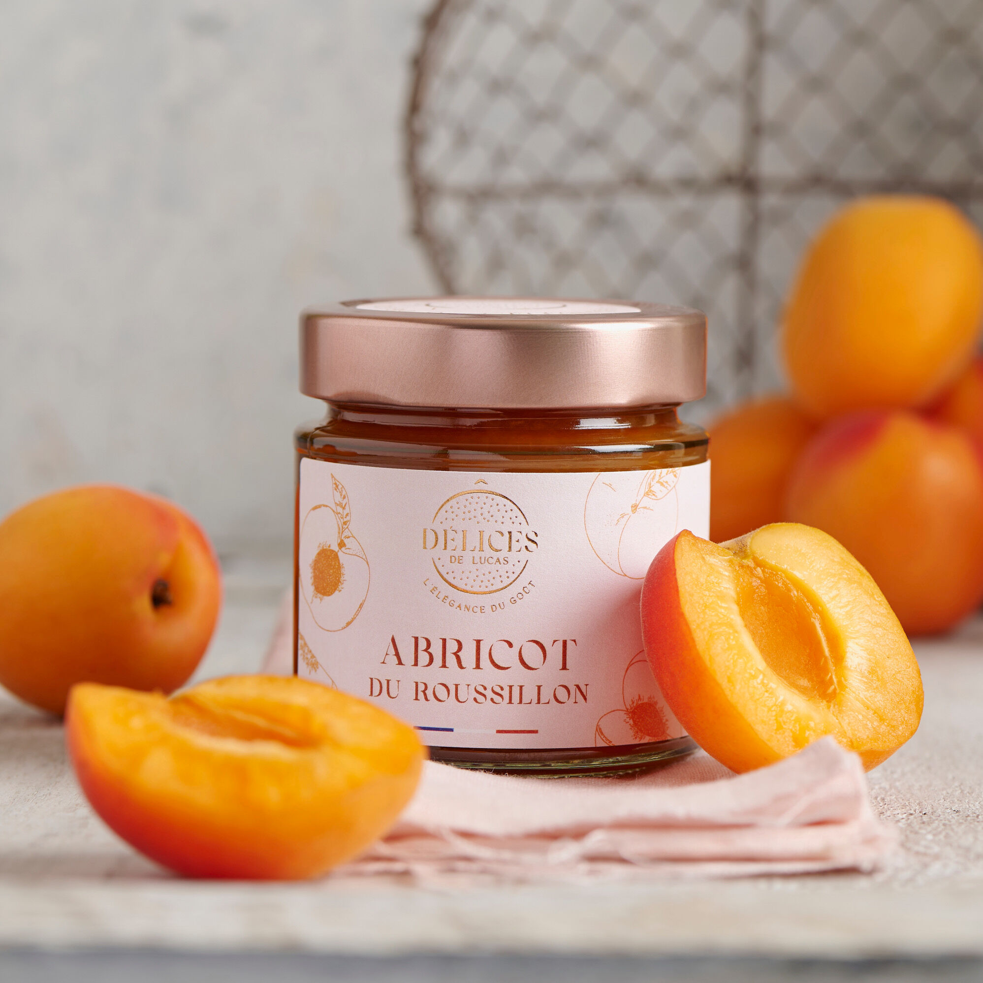 Confiture Abricot du Roussillon - Artisanale et Fabriquée en France - 220GR