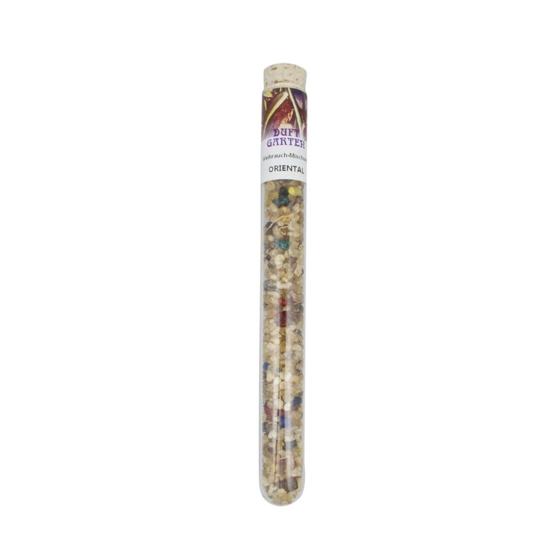 Oriental incense in glass tubes