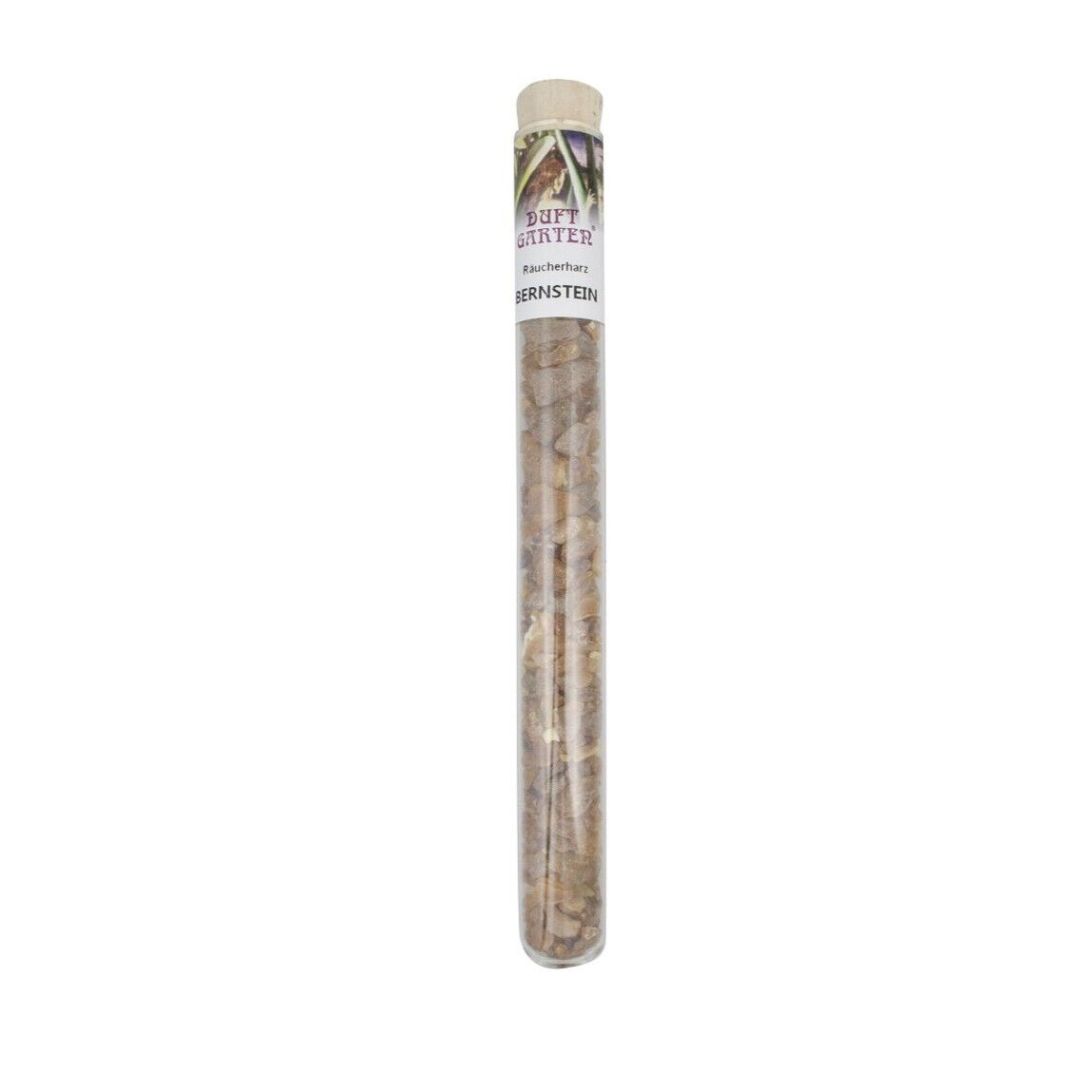 Amber incense in glass tubes