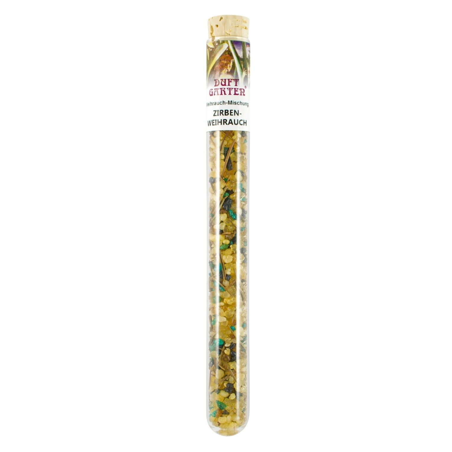 Swiss pine incense in glass tubes