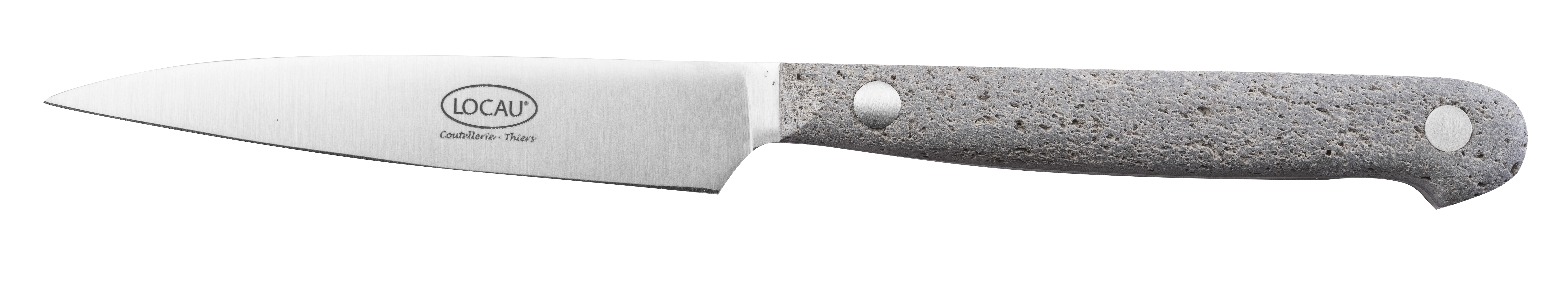 ELEGANCE paring knife – 9 cm blade – Puy-de-Dôme lava