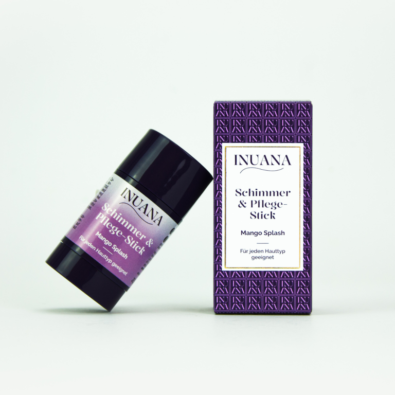 INUANA Bâtonnet Brillance & Soin, Mangue Éclat 25 g