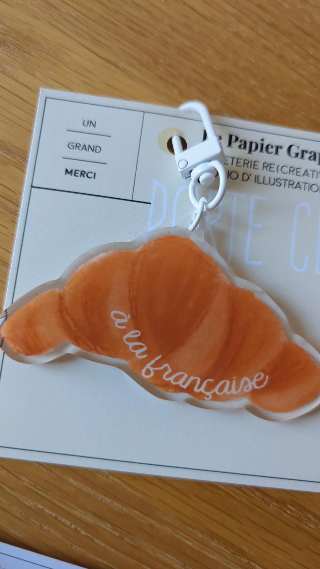 The Croissant (French style) - Keychain