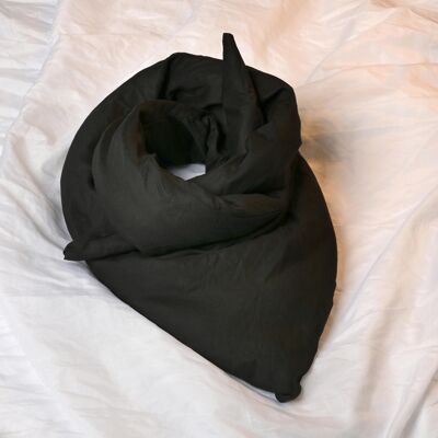 Foulard en duvet Annie Noir