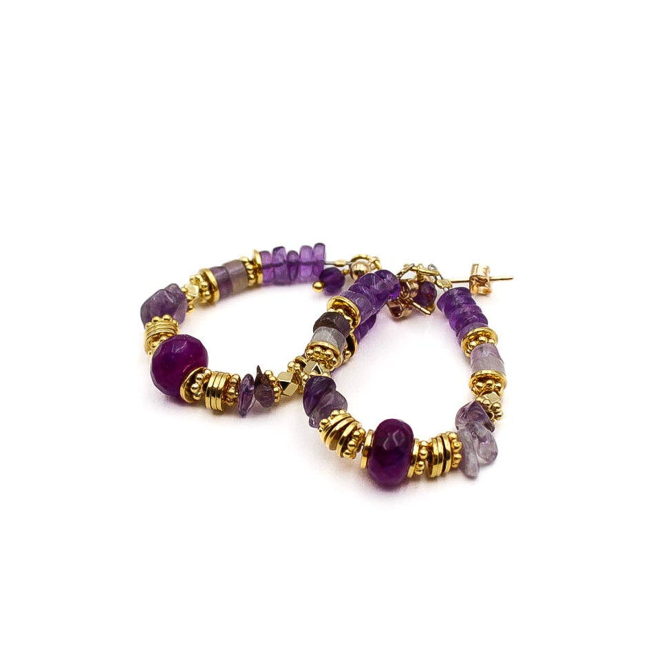 Boucles d'oreilles heishi - MARGAUX