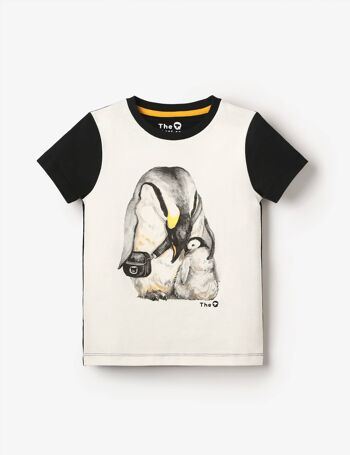 T-shirt bio classique - Penguin Cuddle 1