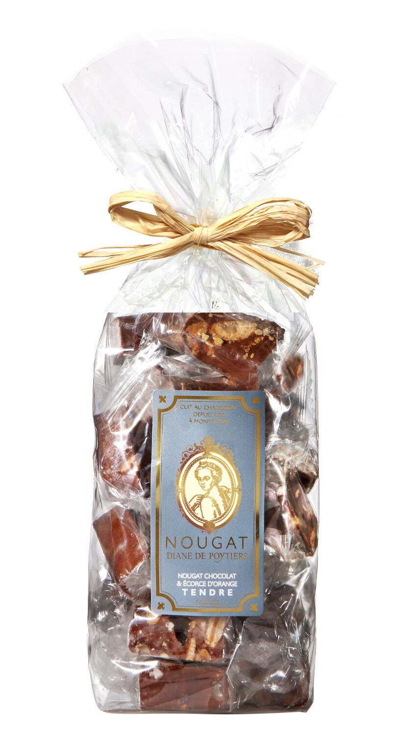 Cocoa Nougat & Orange Peel 200g Bag