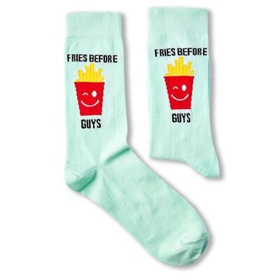 Unisex Fries Before Guys Socken