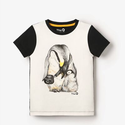 Camiseta orgánica clásica - Penguin Cuddle
