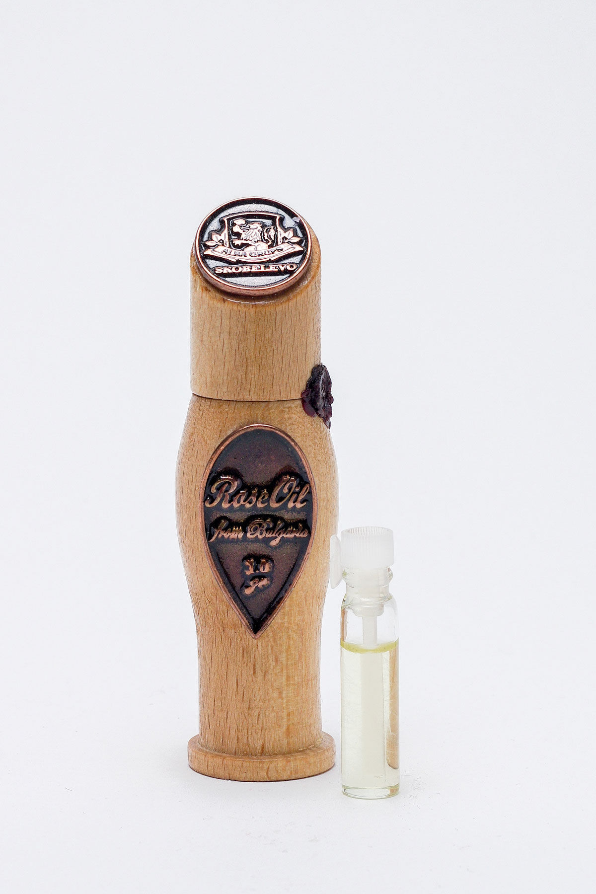 100% Pure Bulgarian Rose Oil (Rosa Damascena) – Steam Distilled Liquid Gold (1g Luxury Vial)