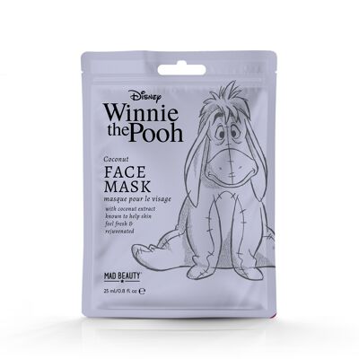 Masque en tissu Winnie l'ourson Bourriquet Mad Beauty Disney - 12 pièces