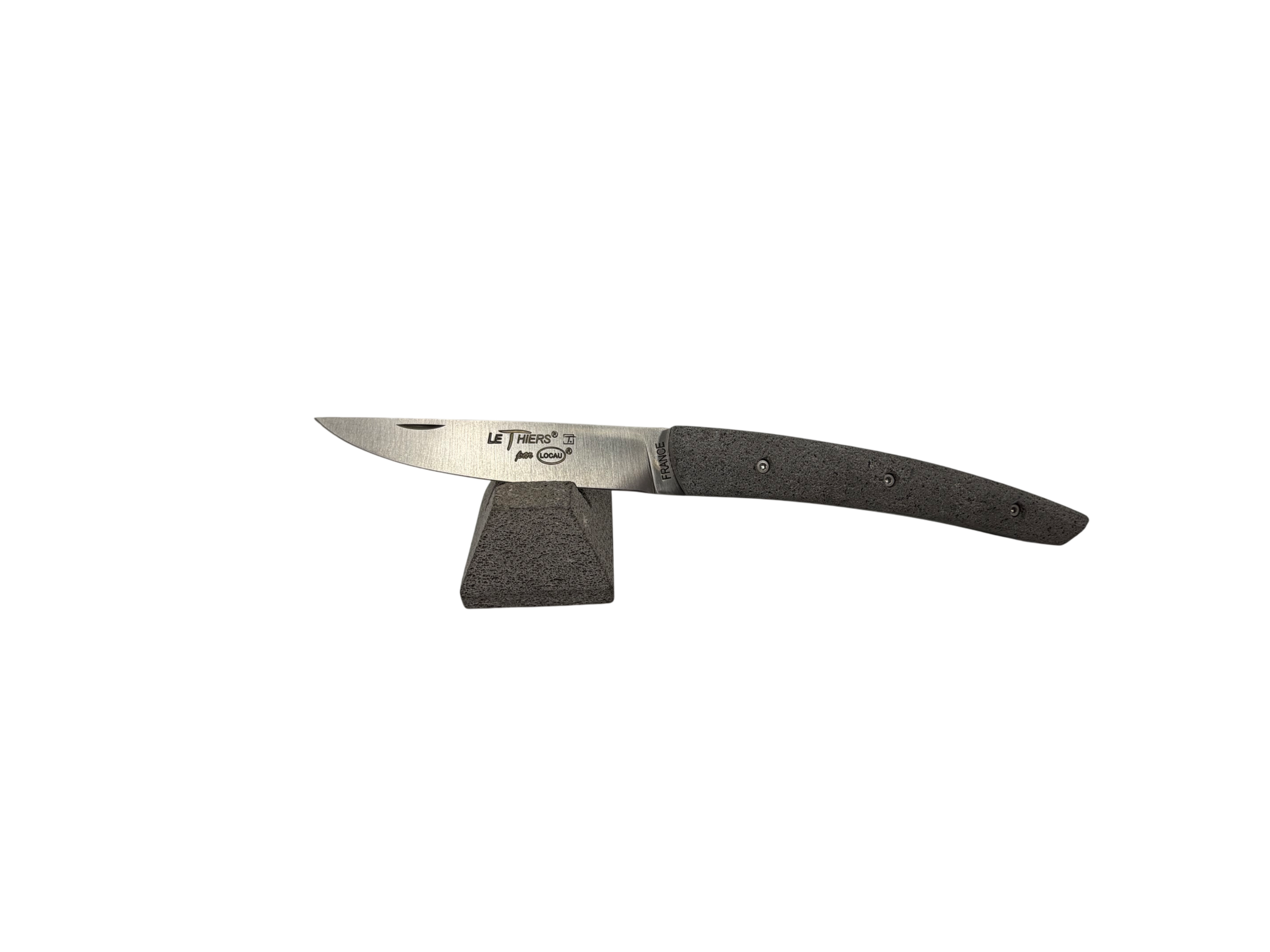 Le Thiers® Pote 12 cm pocket knife with full handle - Puy-de-Dôme lava