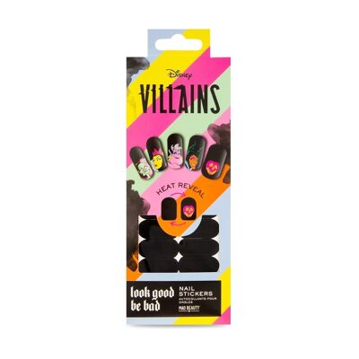 Mad Beauty Disney Pop Villains Nail Stickers-12pc