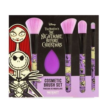 Mad Beauty Disney L'étrange Noël de Monsieur Jack - Ensemble de pinceaux cosmétiques 1