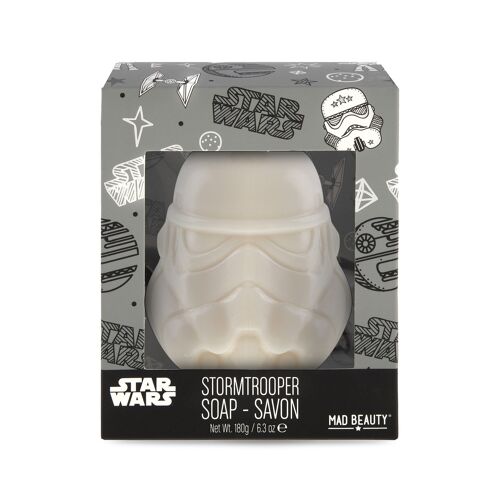 Mad Beauty Star Wars Storm Trooper Soap on a rope - 12pc