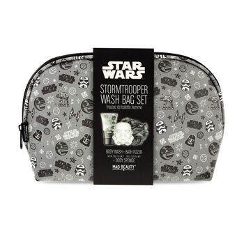 Mad Beauty Star Wars Storm Trooper Coffret cadeau avec houppette, gel douche, lotion, pétillant 6 pièces 5