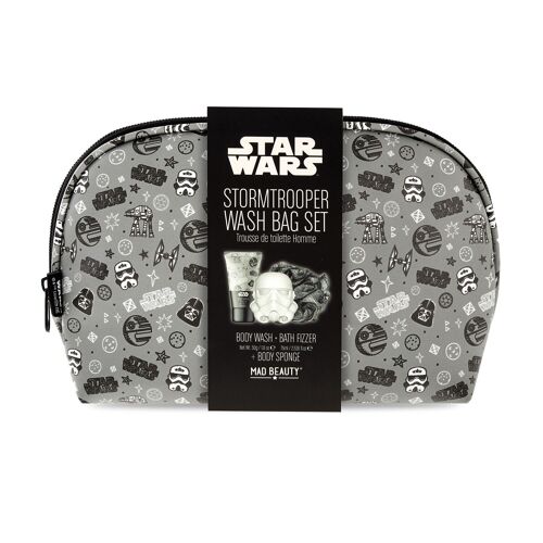 Mad Beauty Star Wars Storm Trooper Gift set with puff,body wash, lotion, fizzer 6pc