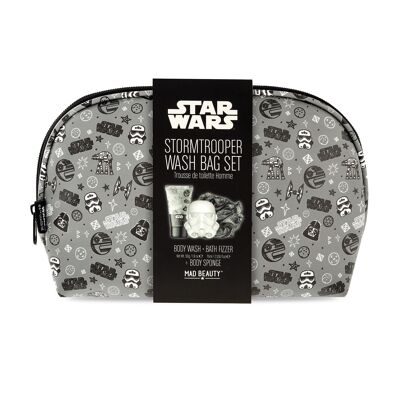 Mad Beauty Star Wars Storm Trooper Set regalo con puff, bagnoschiuma, lozione, fizzer 6pz