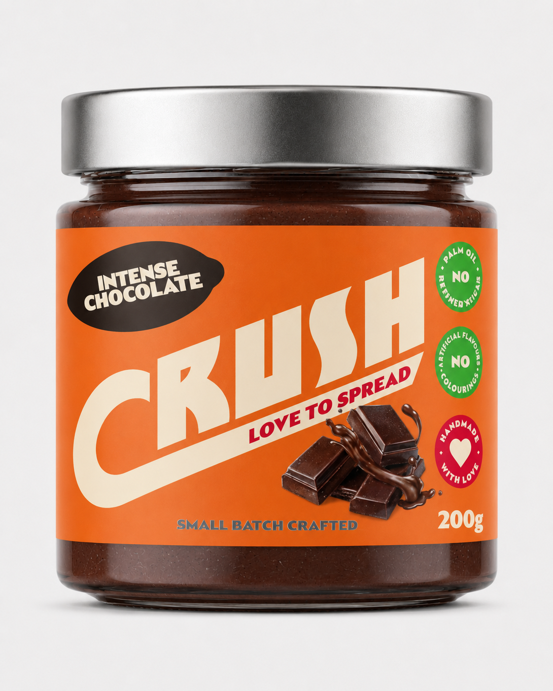 Pâte à tartiner au chocolat intense – Sans huile de palme – 200 g