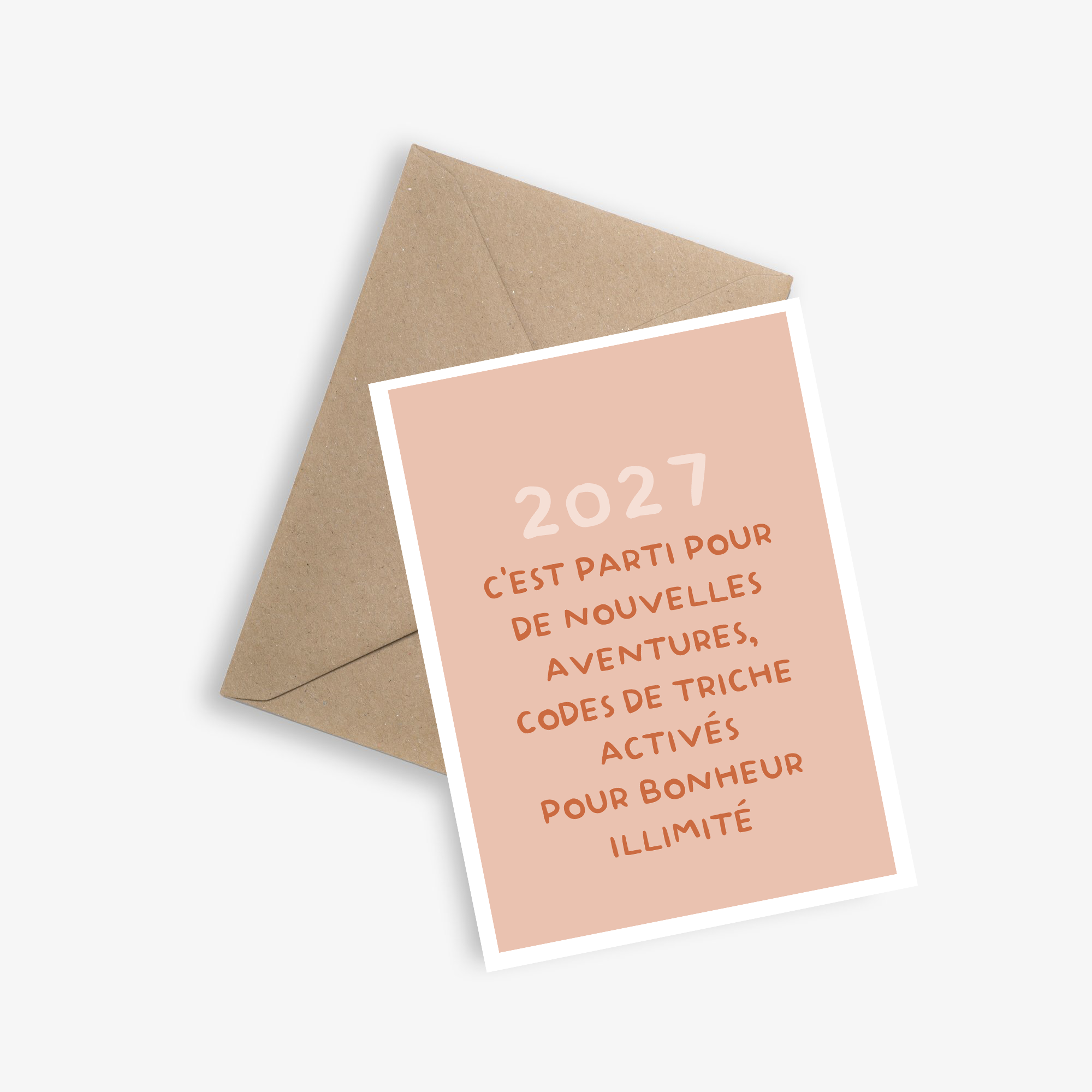 Simple greeting card - Manifesto for 2027
