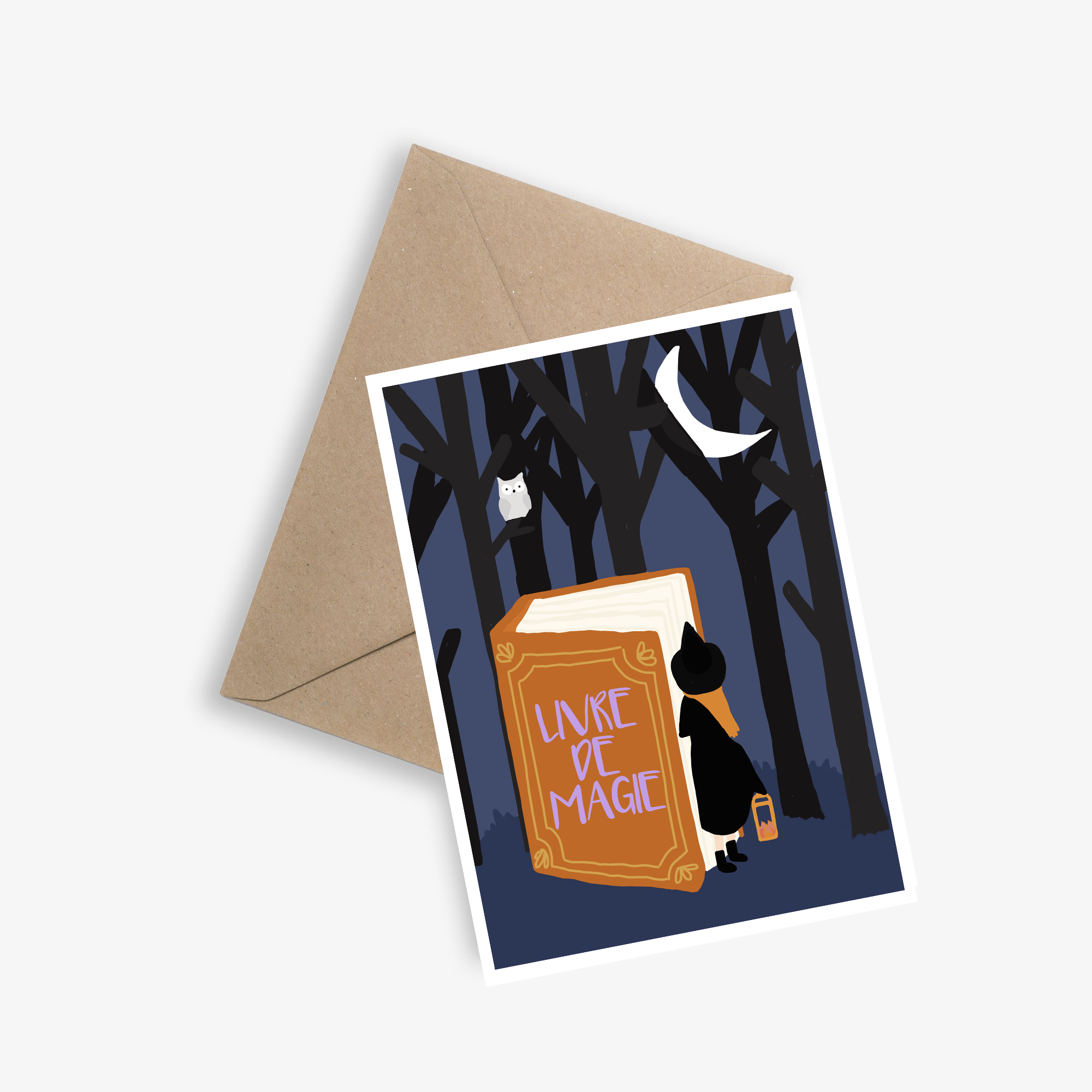 Halloween Card - Magic Book