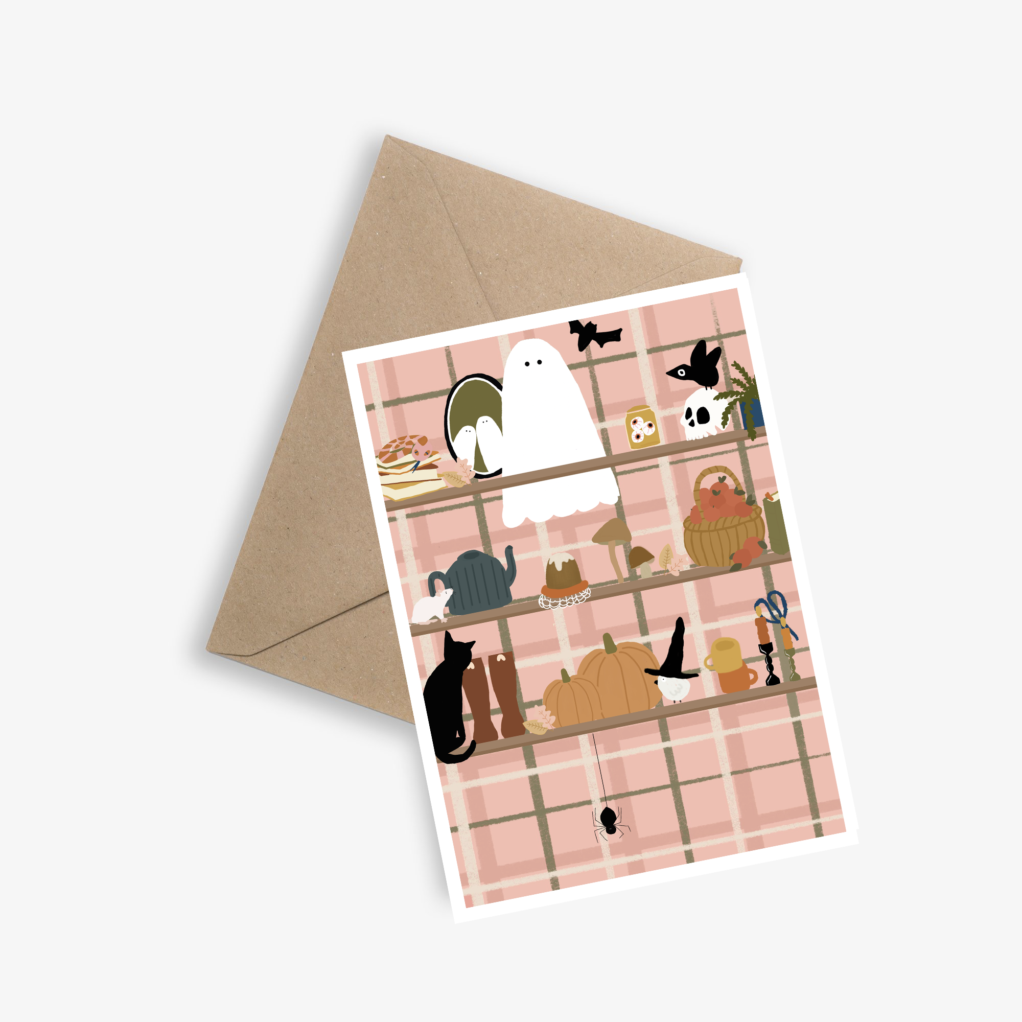 Halloween Card - The Old Shelves
