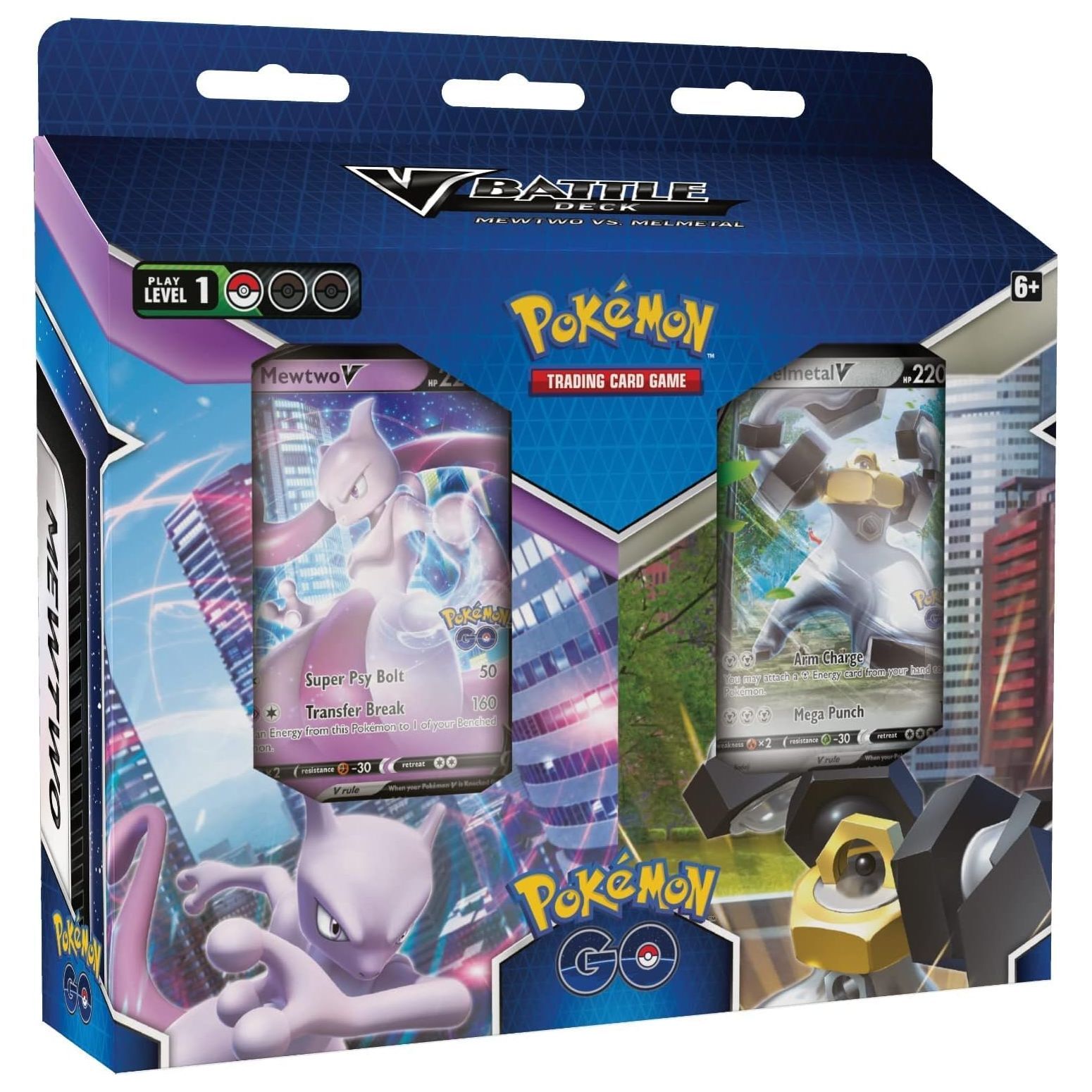 Pokémon Go V Battle Deck Bundle - Mewtwo Vs. Melmetal ENG