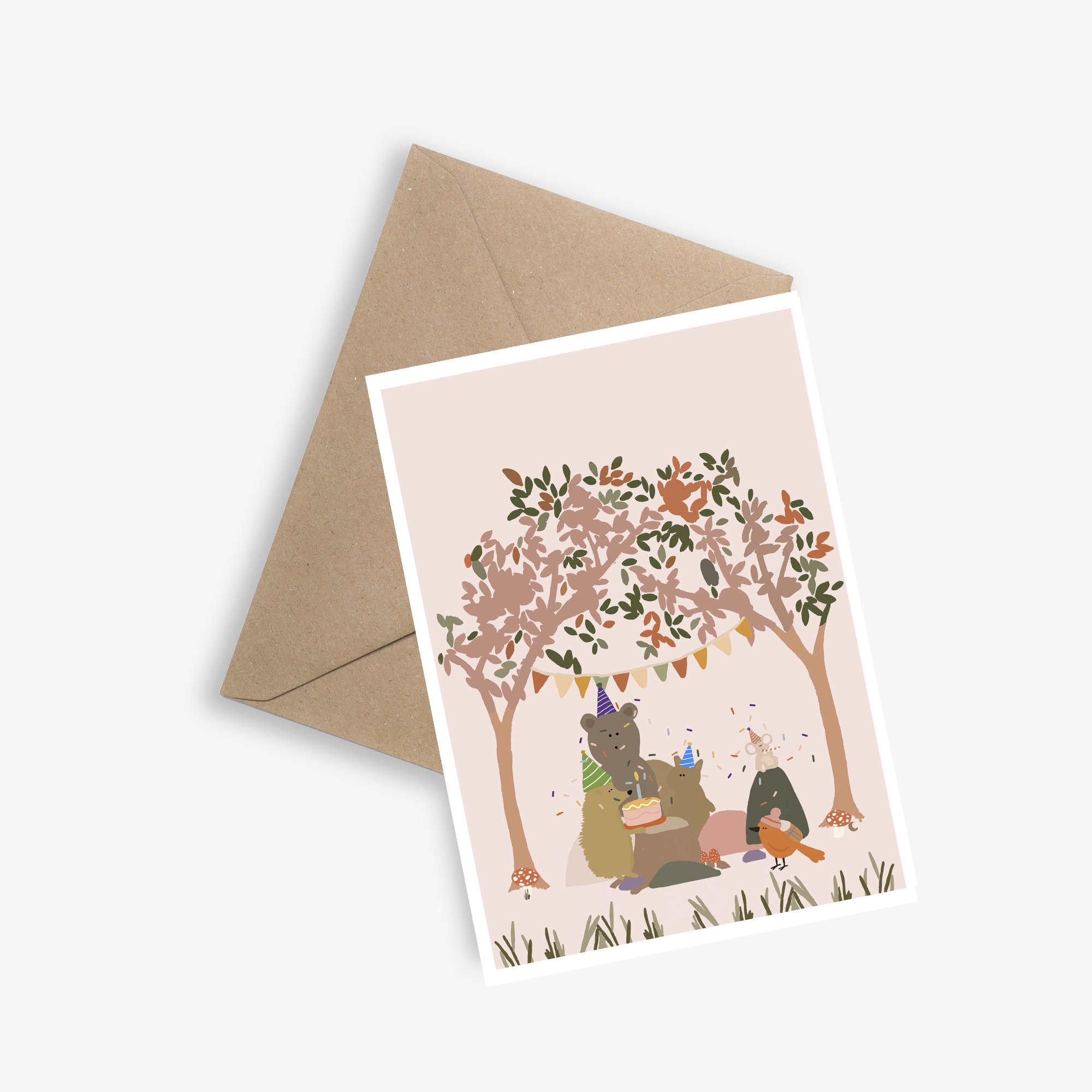 Simple Birthday Card - Birthday in progress