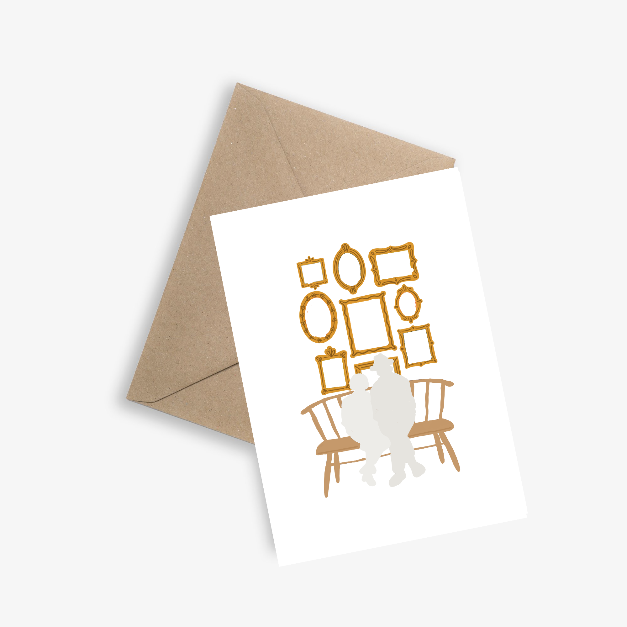 Fragments of memories - Ceremony card (Condolences / Mourning)