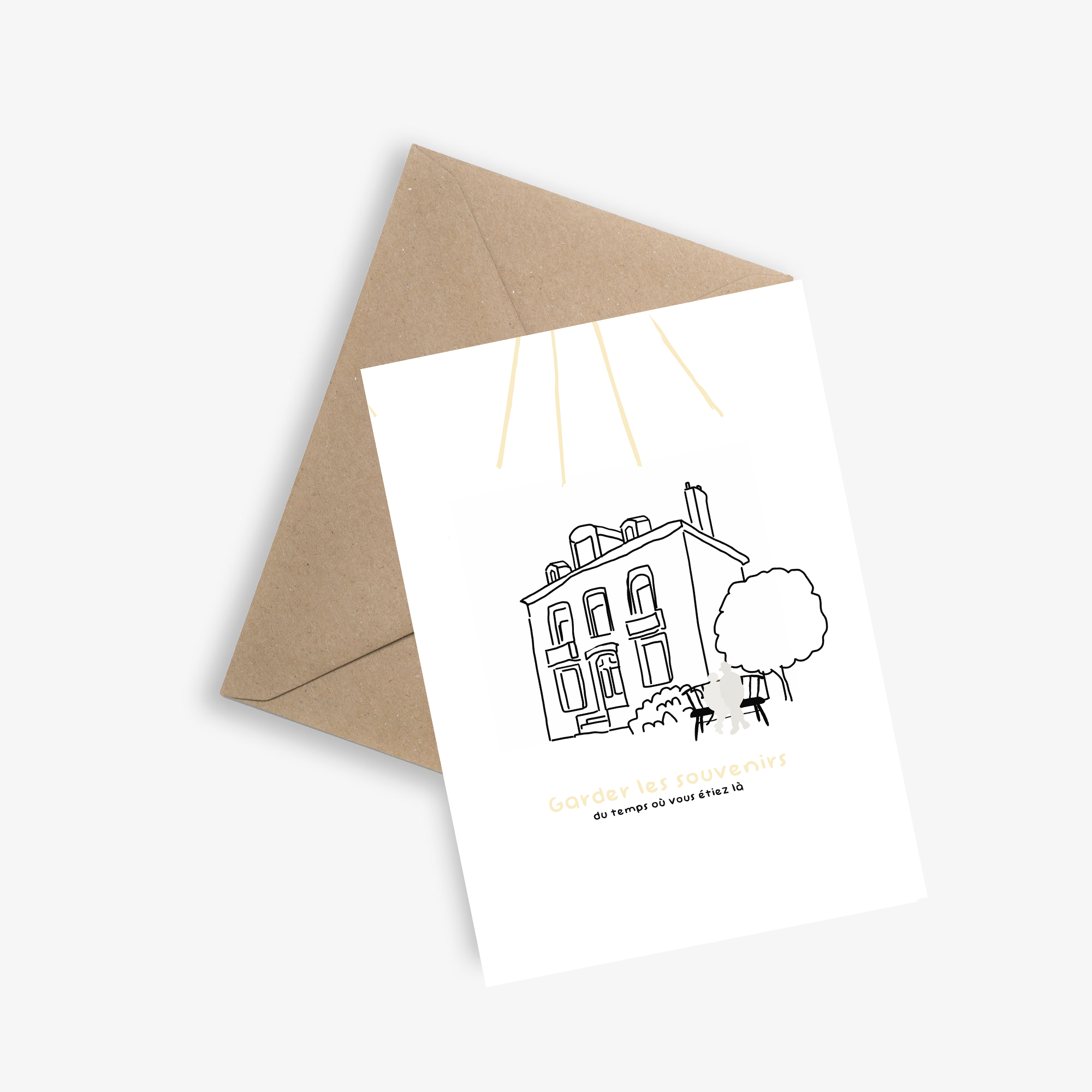 Preserve the memories of the time you were there - Ceremony Card (Condolences / Mourning)