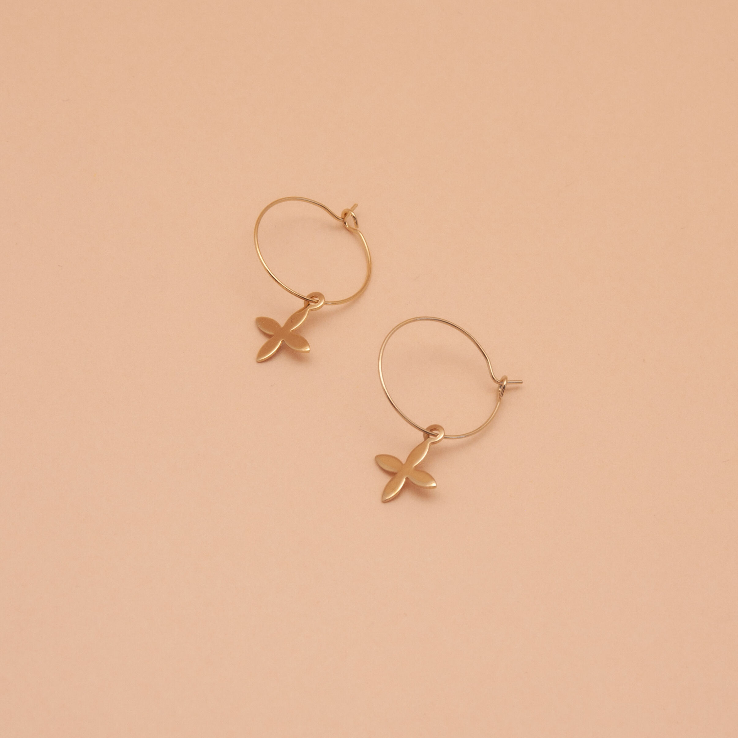 ADORABLES Créoles Fleurettes