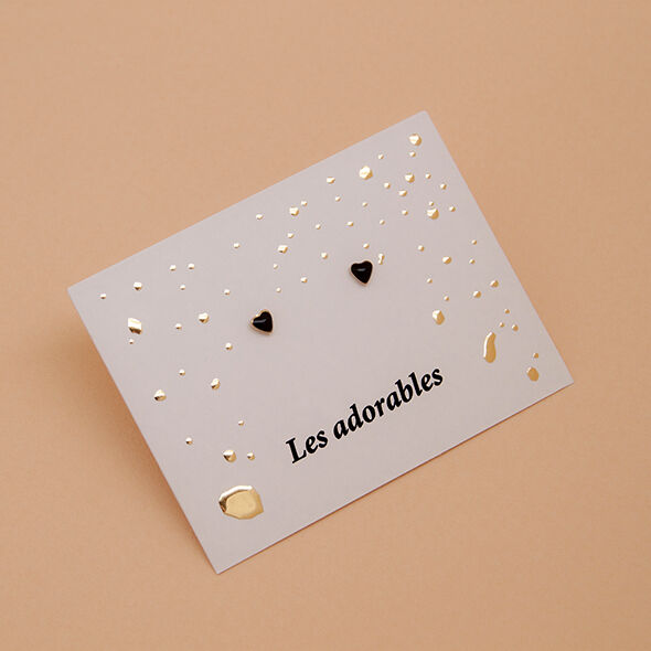 ADORABILI orecchini a forma di cuore XS