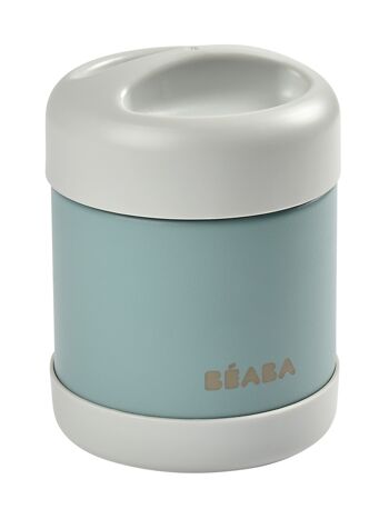 BEABA, Thermo-Portion - Portion inox isotherme 300 ml (light mist/eucalyptus green) 1