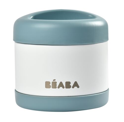 BEABA, Thermo-Portion - Portion inox isotherme 500 ml (baltic blue/white)