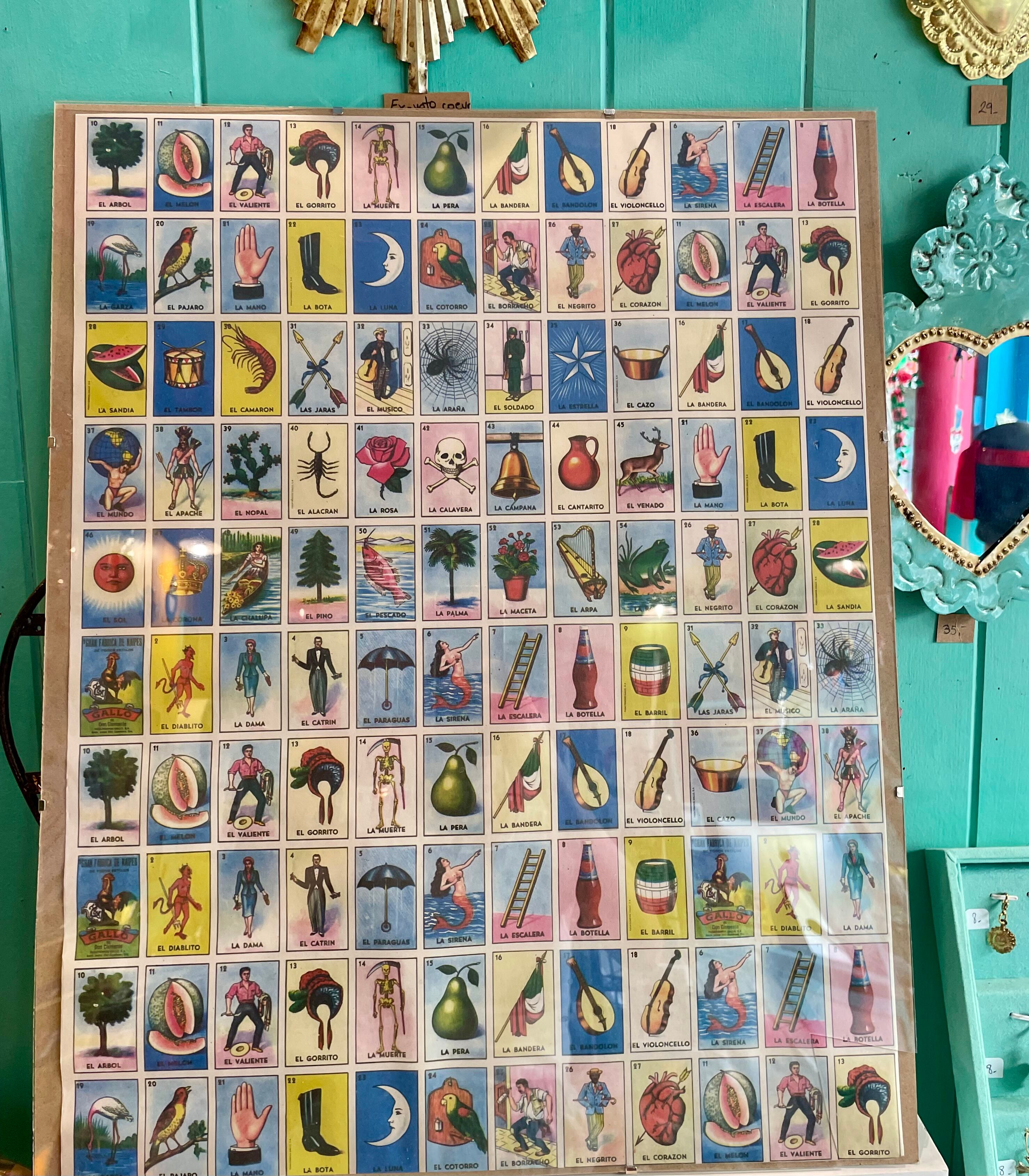 Loteria Poster | Traditional Mexican Art